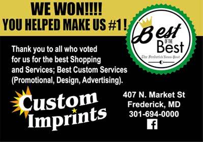 Custom Imprints Shirts Banners Promotional Items Frederick MD